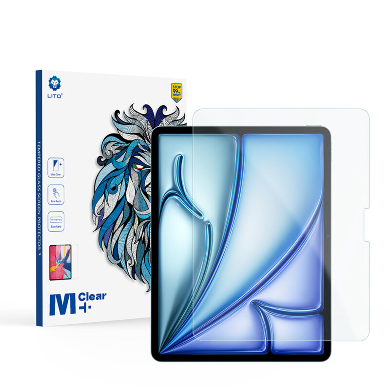 Folie sticla mata iPad Air 13 (2024) Lito 9H Tempered Glass