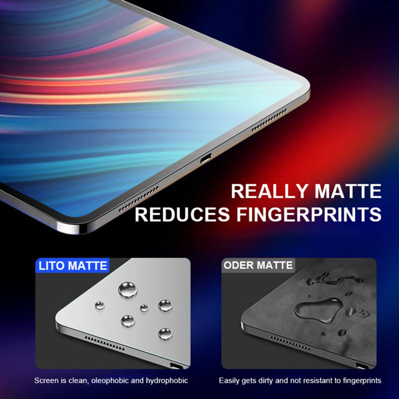 Folie sticla mata iPad Pro 11 (2024) Lito 9H Tempered Glass