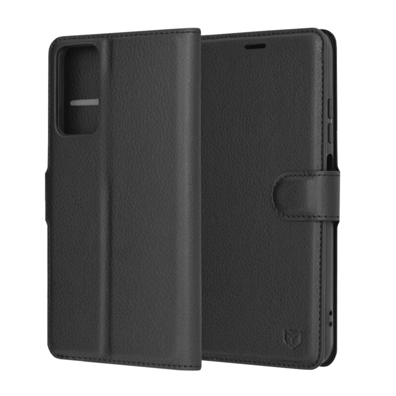 Husa Xiaomi Redmi Note 11 Techsuit Leather Folio, negru