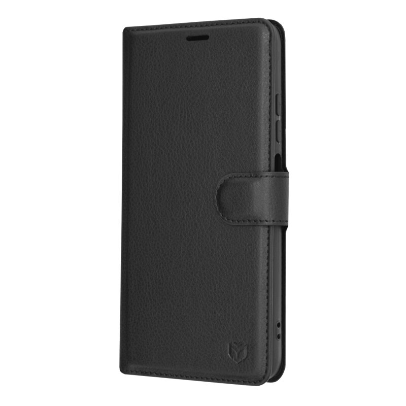 Husa Xiaomi Redmi Note 11 Techsuit Leather Folio, negru