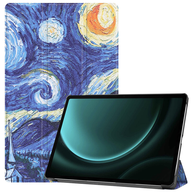 Husa Samsung Galaxy Tab S9 FE Techsuit FoldPro, Starry Night