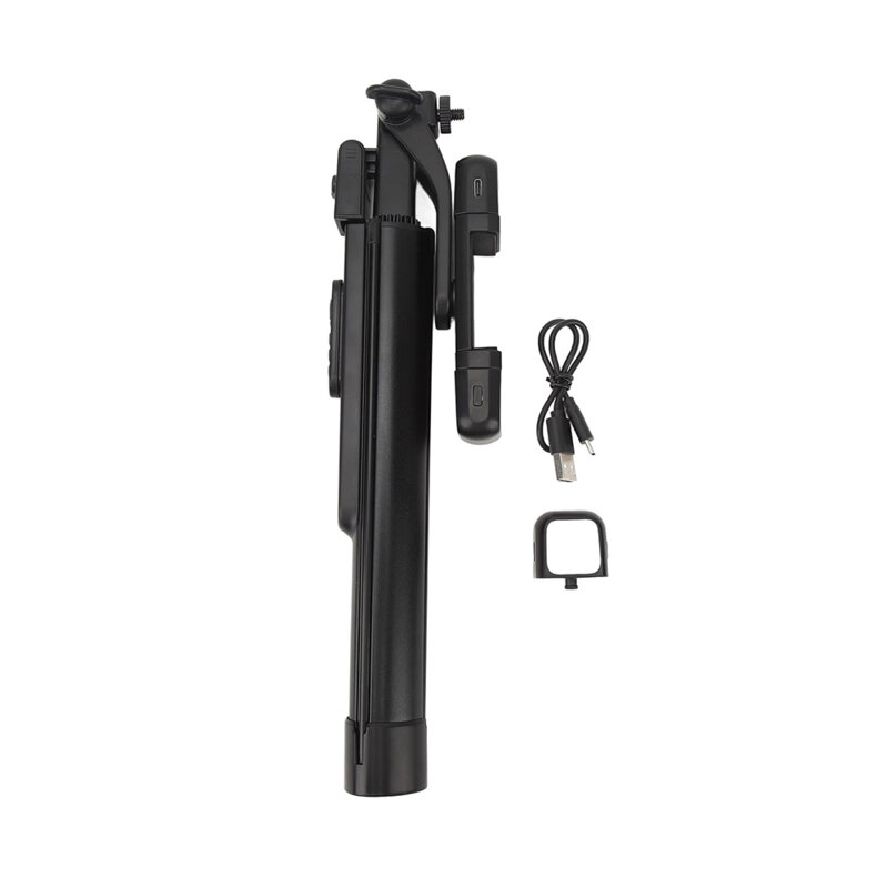 Selfie stick Bluetooth cu telecomanda si LED Techsuit K30S
