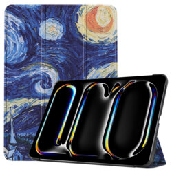 Husa iPad Pro 13 (2024) Techsuit FoldPro, Starry Night