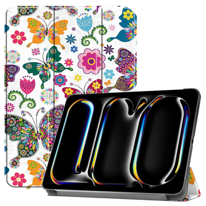 Husa iPad Pro 11 (2024) Techsuit FoldPro, Butterfly