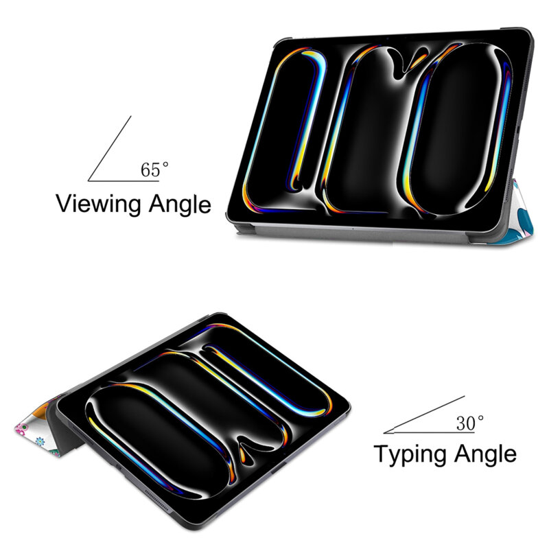 Husa iPad Pro 11 (2024) Techsuit FoldPro, Butterfly