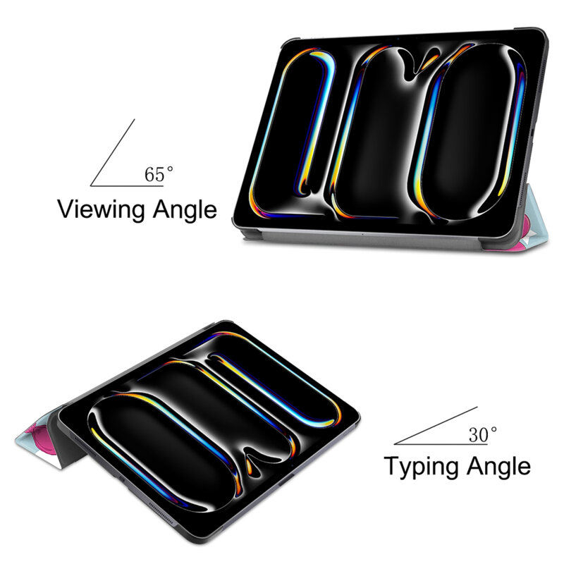 Husa iPad Pro 11 (2024) Techsuit FoldPro, Unicorn