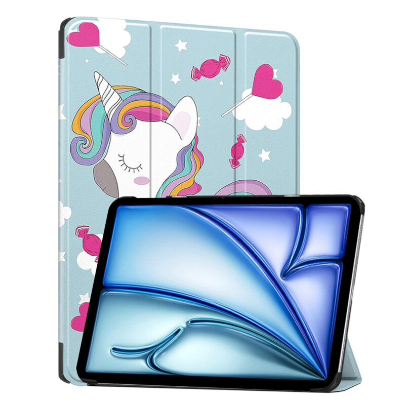 Husa iPad Air 11 (2024) Techsuit FoldPro, Unicorn