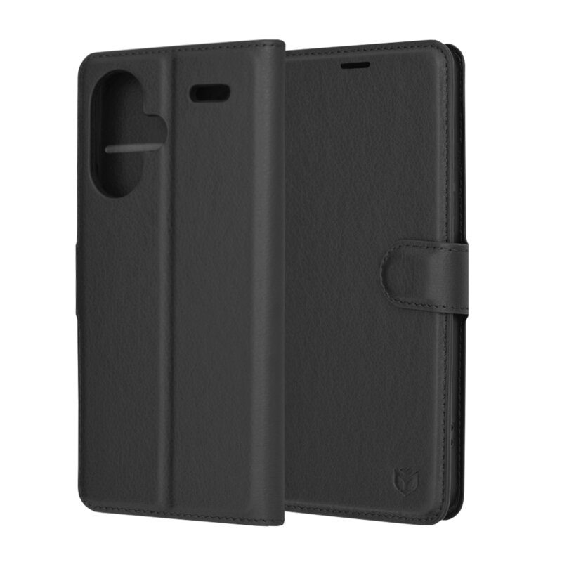 Husa Xiaomi Redmi Note 13 Pro+ 5G Techsuit Leather Folio, negru