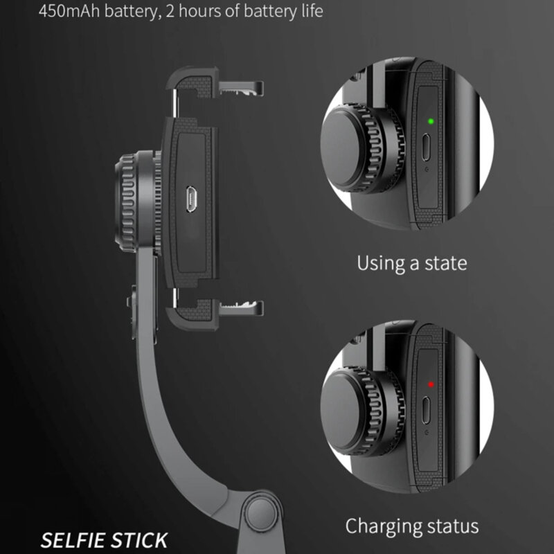 Selfie stick cu trepied si telecomanda Techsuit Q08, 75cm