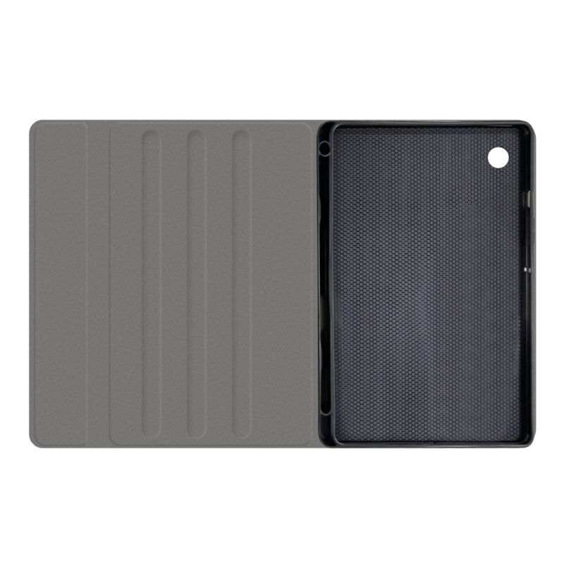 Husa Samsung Galaxy Tab A9 cu tastatura magnetica wireless RGB/pencil holder Techsuit CozyTab, negru