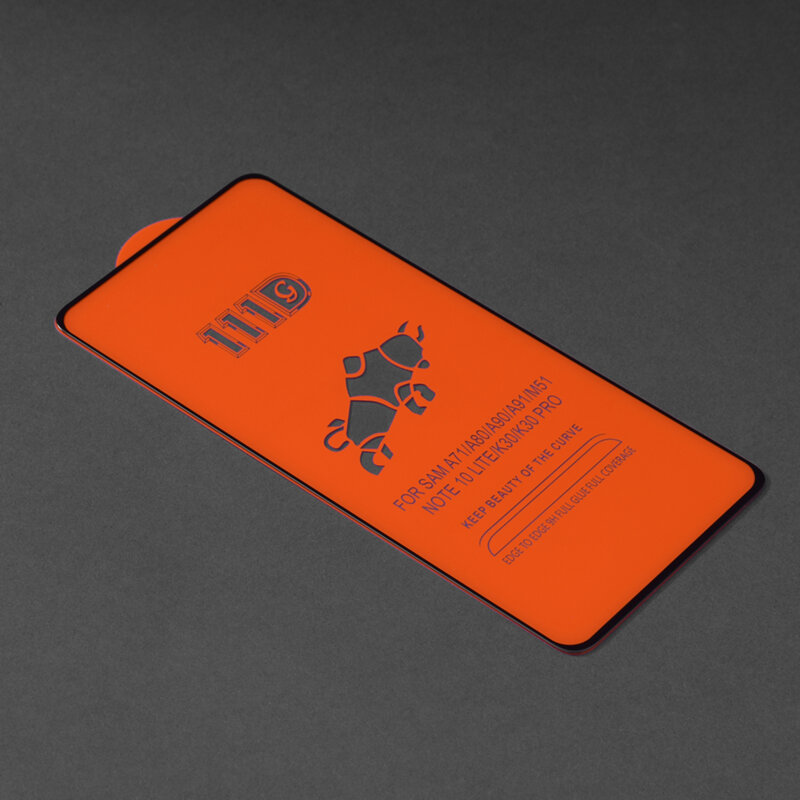 Folie sticla Samsung Galaxy M55 Techsuit 111D Full Glue Full Cover, negru