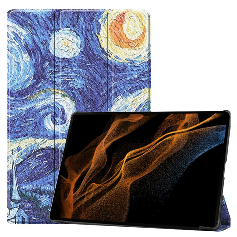 Husa Samsung Galaxy Tab S8 Ultra Techsuit FoldPro, Starry Night