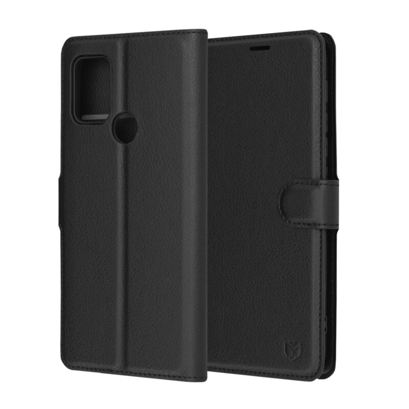 Husa Motorola Moto G10 Techsuit Leather Folio, negru