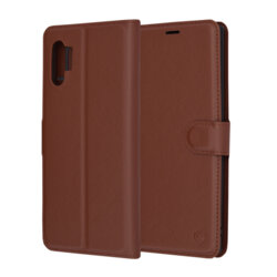 Husa Samsung Galaxy Note 10 Plus Techsuit Leather Folio, maro