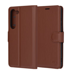 Husa Samsung Galaxy S23 Techsuit Leather Folio, maro