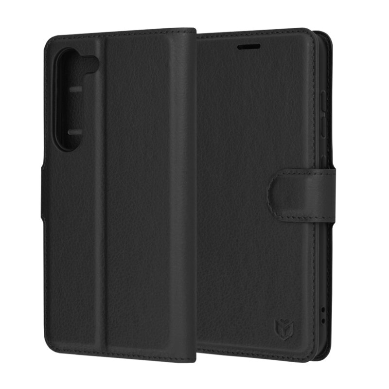 Husa Samsung Galaxy S23 Techsuit Leather Folio, negru