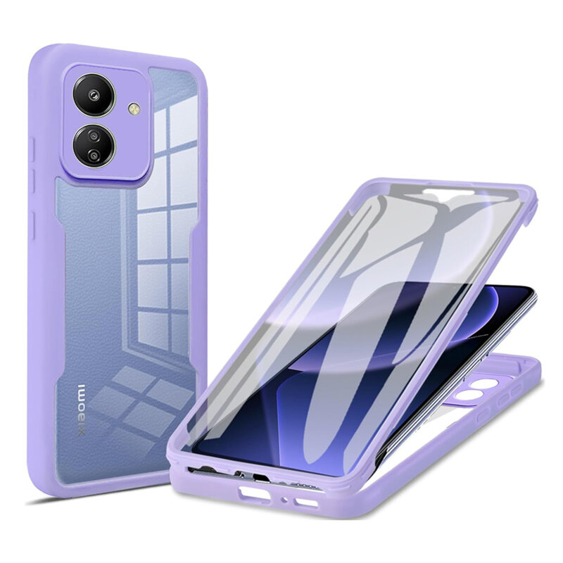 Husa 360° Xiaomi Poco C65 Techsuit ColorVerse, mov