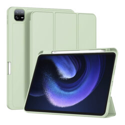Husa Xiaomi Pad 6 Pro Techsuit Flex Trifold Pen, verde deschis