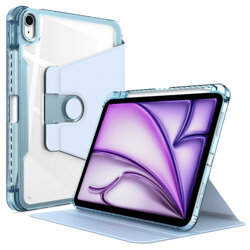 Husa iPad Air 13 (2024) Techsuit Crystal Vision, bleu