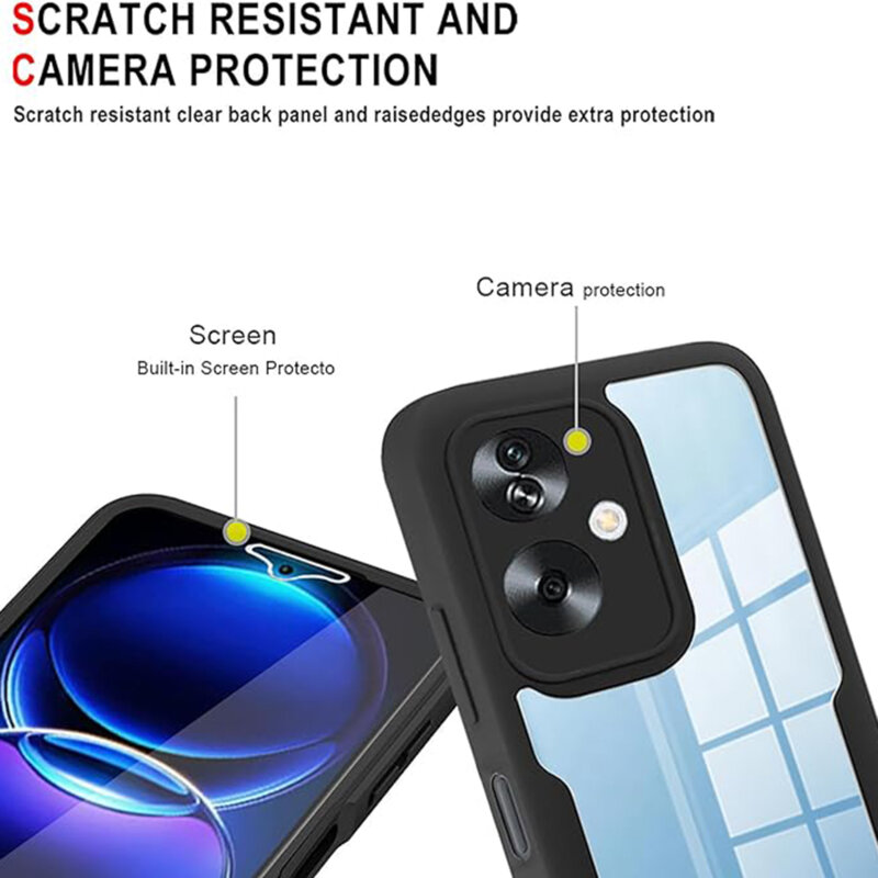 Husa 360° OnePlus Nord N30 SE Techsuit ColorVerse, negru