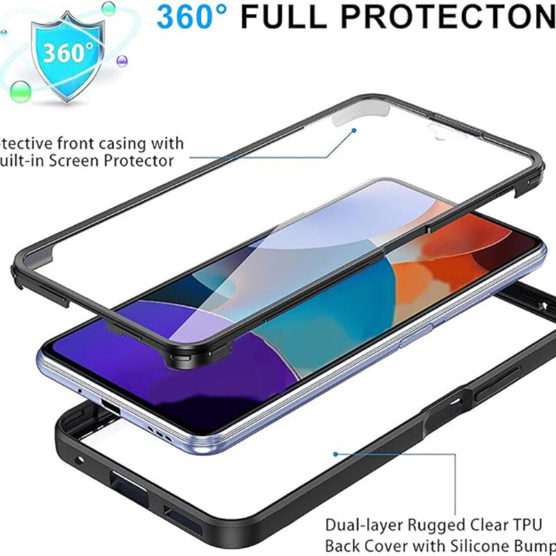 Husa 360° OnePlus Nord N30 SE Techsuit ColorVerse, negru