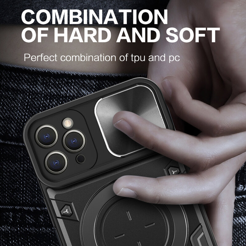 Husa iPhone 12 Pro Max Techsuit CamGuard Pro, negru