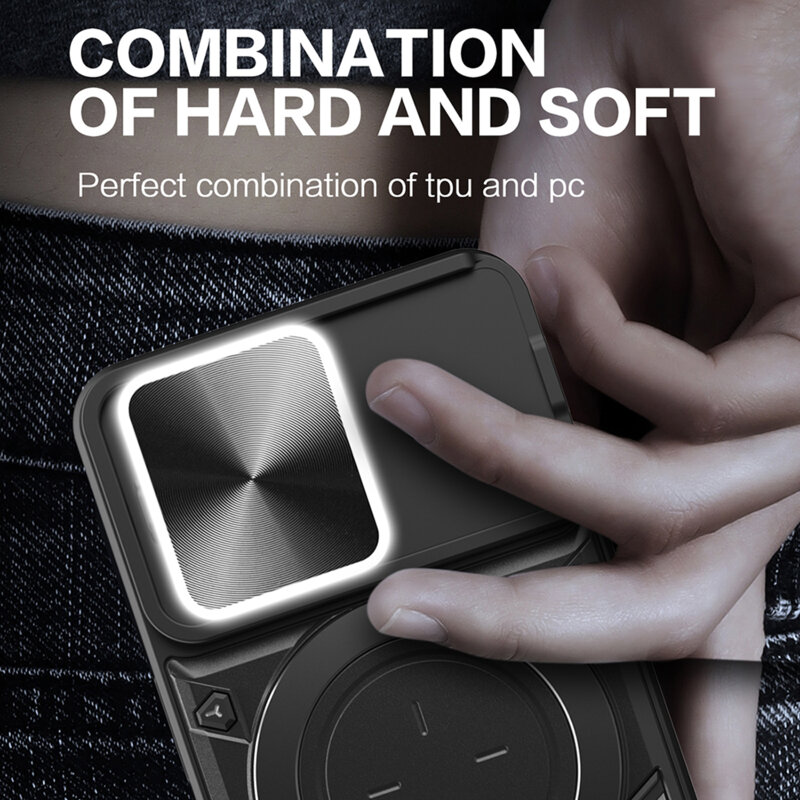 Husa iPhone 14 Pro Techsuit CamGuard Pro, rosu