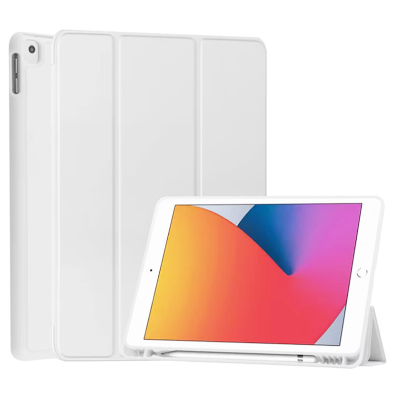 Husa iPad Air 2019 Techsuit Flex Trifold Pen, negru