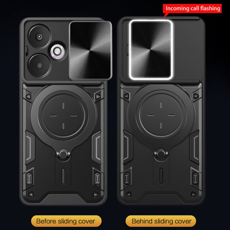 Husa Xiaomi Redmi 13C 5G Techsuit CamGuard Pro, albastru