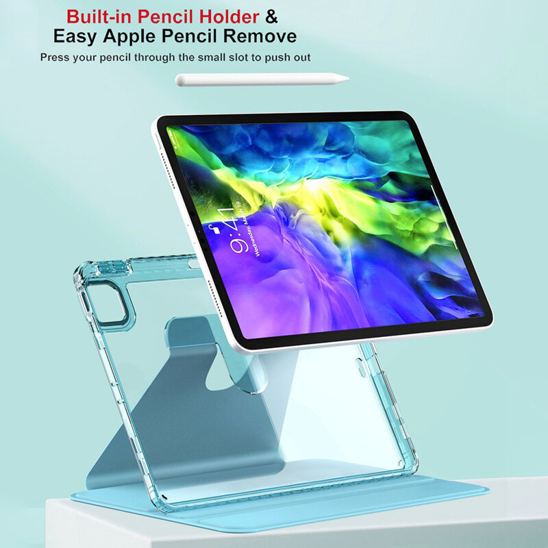 Husa iPad 2017 9.7 A1822/A1823 Techsuit Crystal Vision, mov