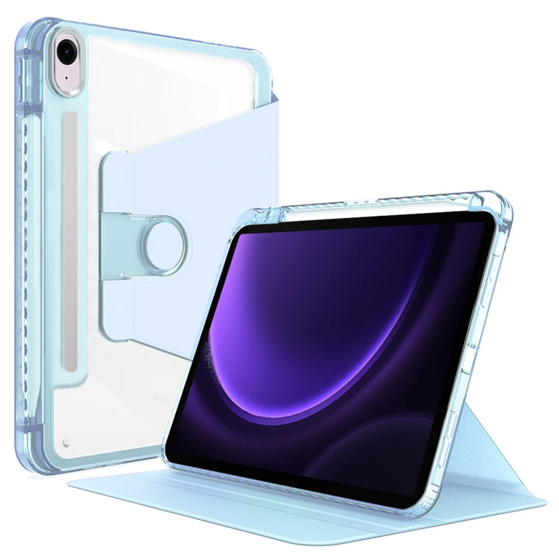 Husa Samsung Galaxy Tab S9 FE Techsuit Crystal Vision, bleu