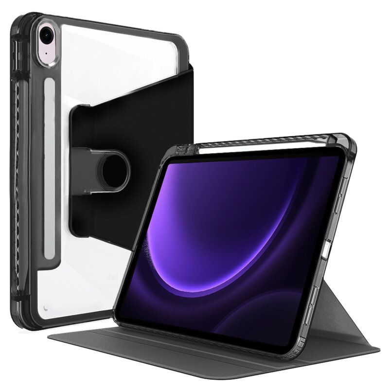Husa Samsung Galaxy Tab S9 FE Techsuit Crystal Vision, negru