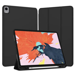 Husa iPad Pro 2018 12.9 A2014/A1895 Techsuit Flex Trifold Pen, negru