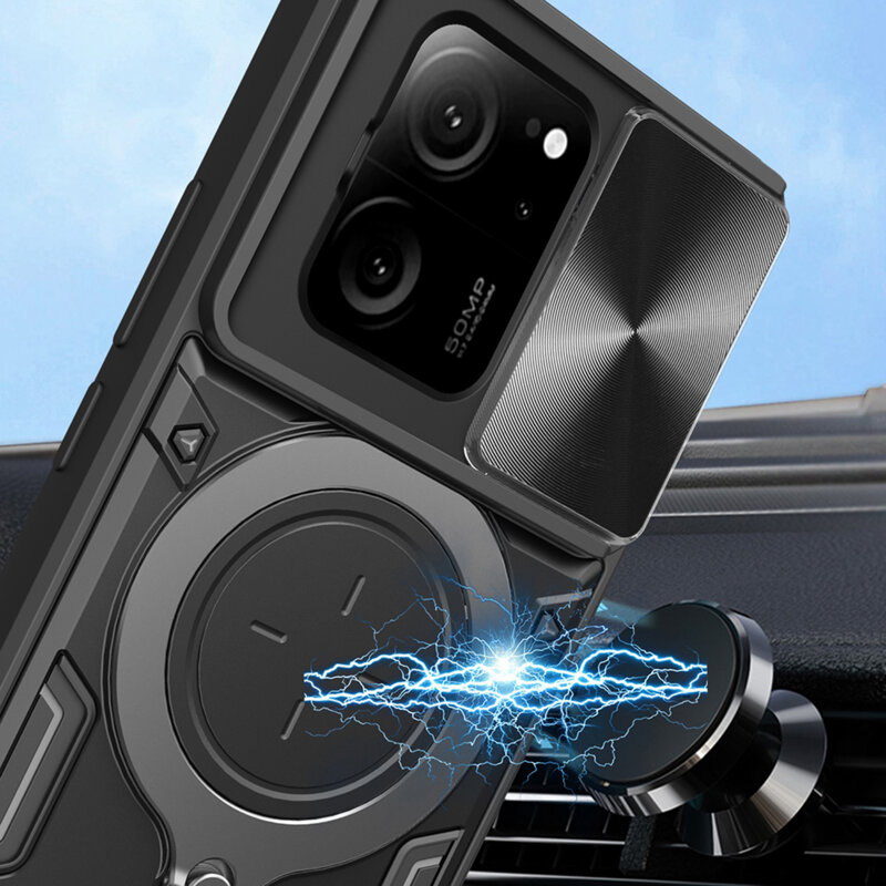 Husa Xiaomi 13T Techsuit CamGuard Pro, negru