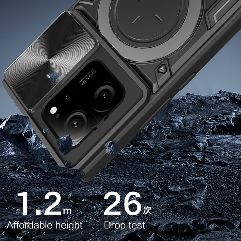 Husa Xiaomi 13T Techsuit CamGuard Pro, negru