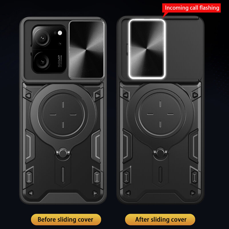 Husa Xiaomi 13T Pro Techsuit CamGuard Pro, negru