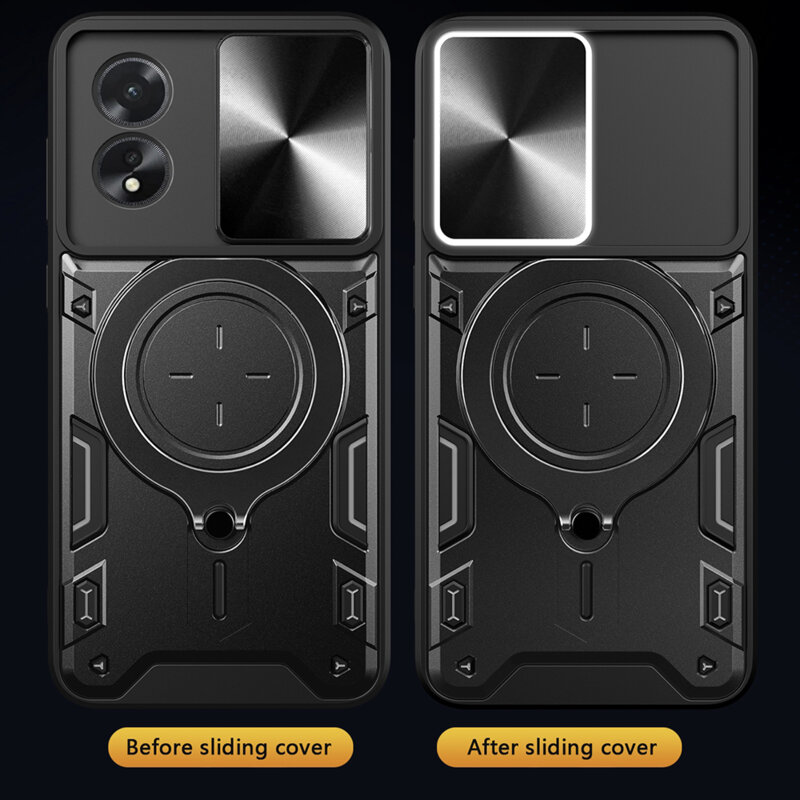 Husa Oppo A18 Techsuit CamGuard Pro, mov