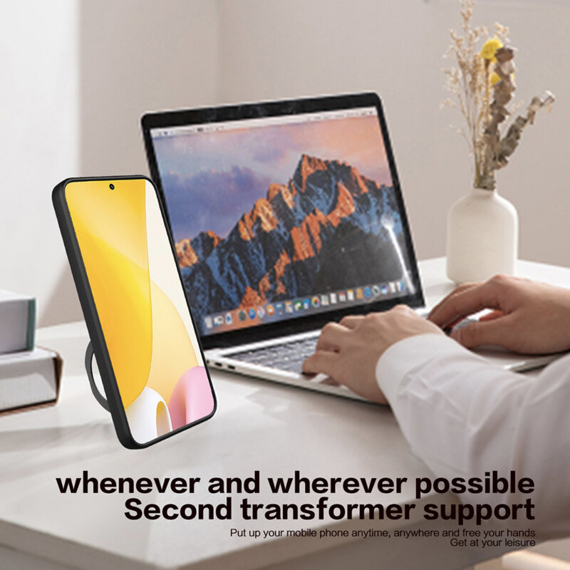 Husa Oppo A18 Techsuit CamGuard Pro, rosu