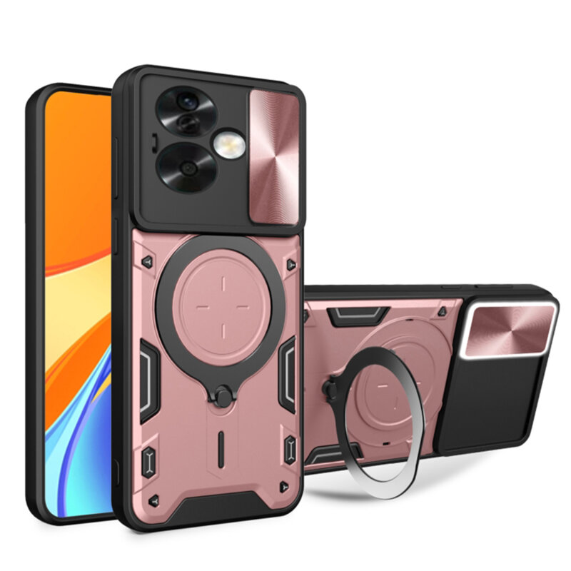 Husa OnePlus Nord N30 SE Techsuit CamGuard Pro, roz auriu