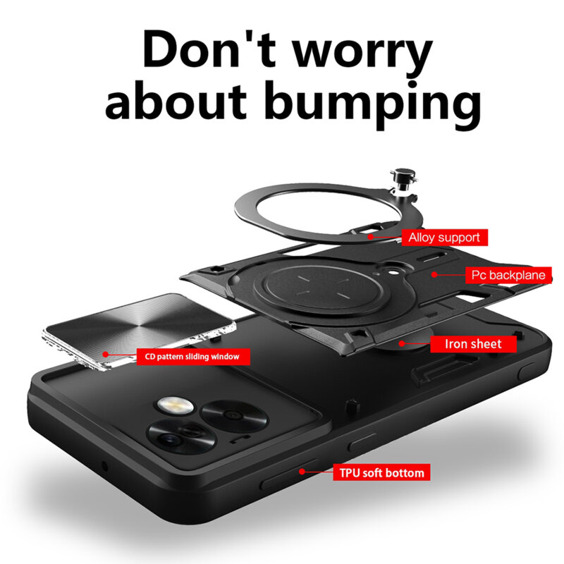 Husa OnePlus Nord N30 SE Techsuit CamGuard Pro, mov
