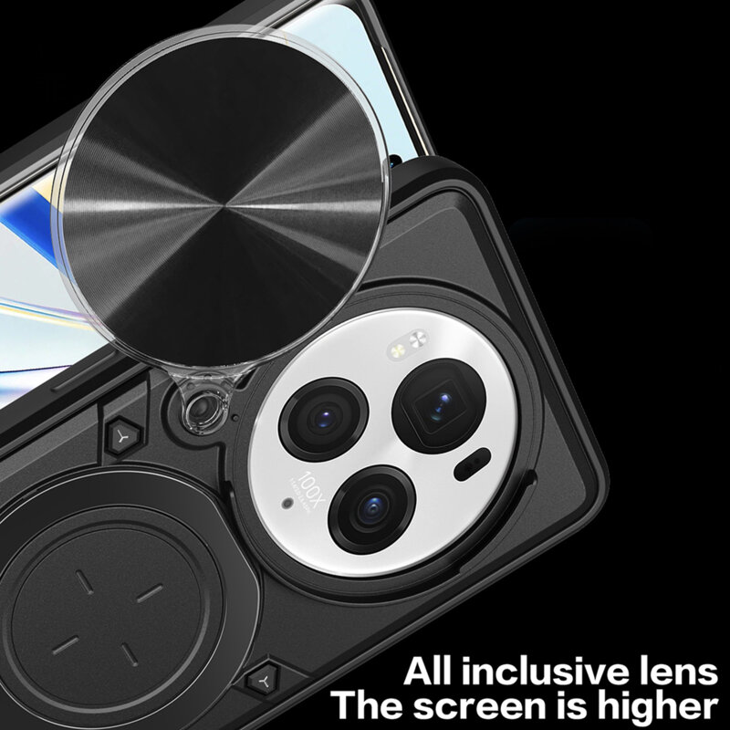 Husa Honor Magic6 Pro Techsuit CamGuard Pro, negru