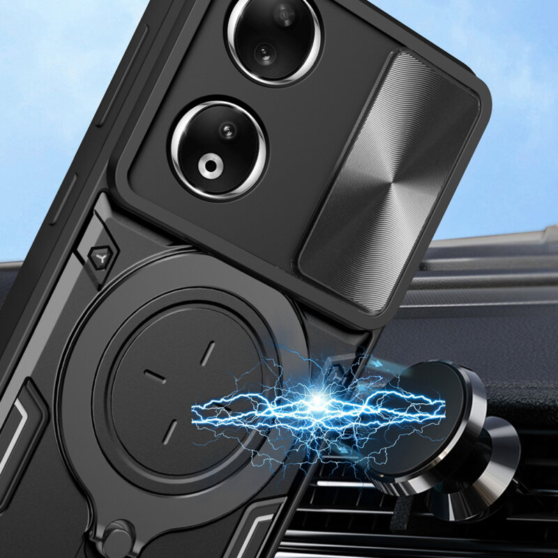 Husa Honor 90 Techsuit CamGuard Pro, negru