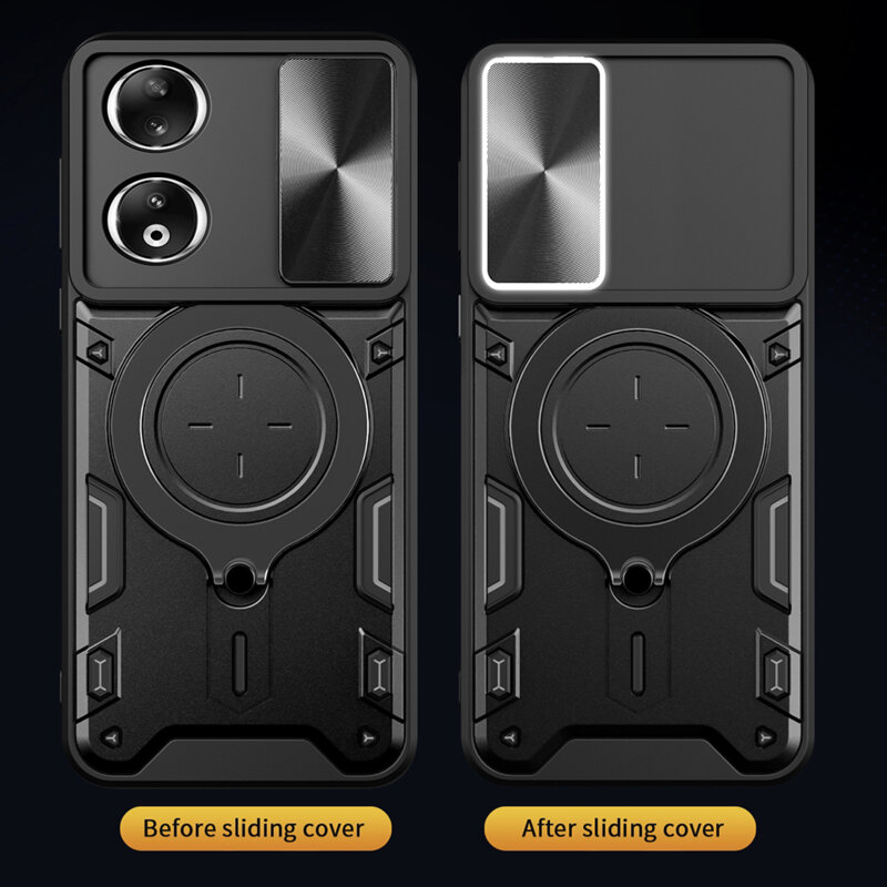 Husa Honor 90 Techsuit CamGuard Pro, negru