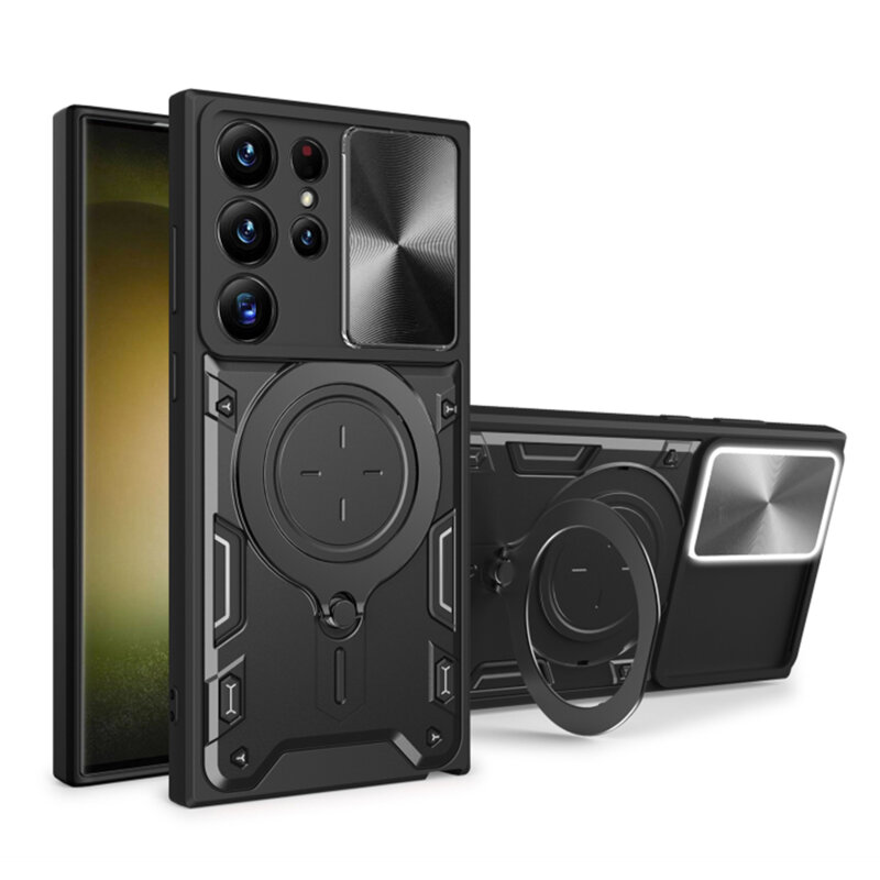 Husa Samsung Galaxy S24 Ultra Techsuit CamGuard Pro, negru
