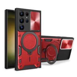 Husa Samsung Galaxy S23 Ultra Techsuit CamGuard Pro, rosu