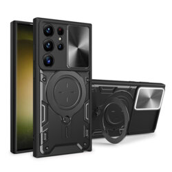 Husa Samsung Galaxy S23 Ultra Techsuit CamGuard Pro, negru