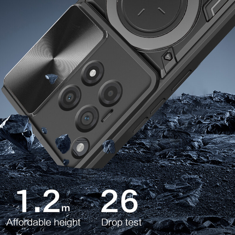 Husa OnePlus 12R Techsuit CamGuard Pro, negru