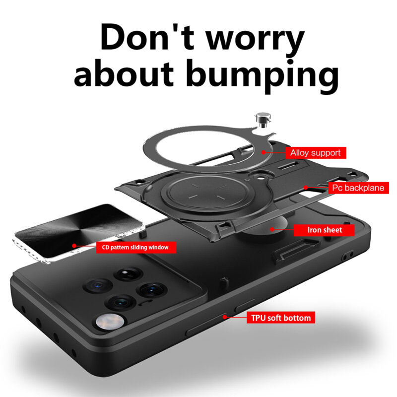 Husa OnePlus 12 Techsuit CamGuard Pro, mov