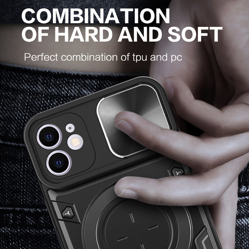 Husa iPhone 11 Techsuit CamGuard Pro, negru