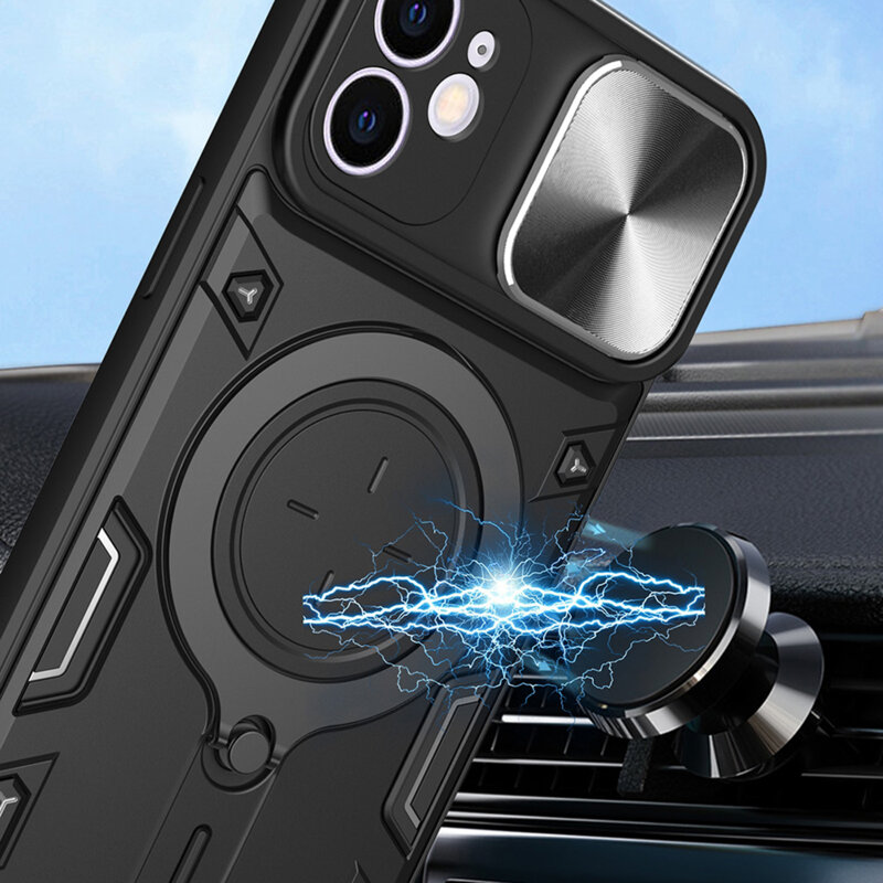 Husa iPhone 11 Techsuit CamGuard Pro, negru